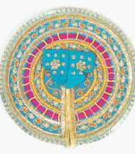 4.5'' elegant turquoise chakra ladoogopal poshak