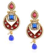 Regal Ultramarine Enamel Earring -Rae0013