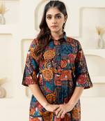 Abstract printed pure cotton (shirt)
