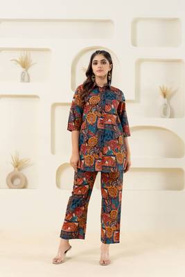 Abstract printed pure cotton (shirt) 2