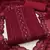 Maroon unstitched suit with pink thread & mirror work embroidery