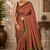 Multicolor Silk blend Printed Saree