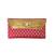 Bocade Clutch with Dazzling Gold Flap (Pink)