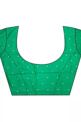 rama green silk blend meenakari zari weaving paithani saree