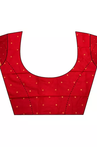 red silk blend meenakari zari weaving paithani saree