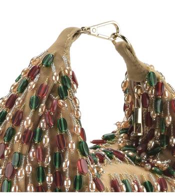 Nano stone multicolor embroidered hand bag 2