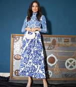 Ivory nano stone crystal embroidered hand bag