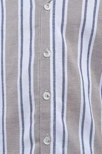 Grey striped jute co-ord set