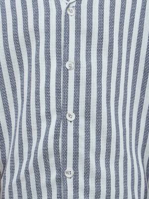 Blue striped jute co-ord set 5