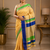 Multicolor Maheshwari Saree With Blouse