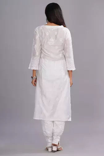 Ruksaar-chikankari-chanderi-top