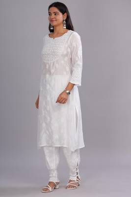 Ruksaar-chikankari-chanderi-top 3