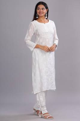 Ruksaar-chikankari-chanderi-top 4