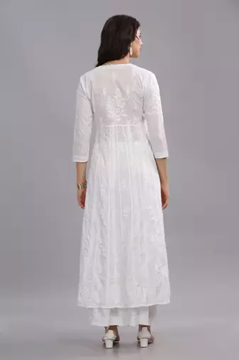 Aditi-chikankari-anarkali-cotton-kurta