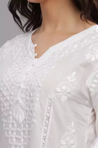 Aditi-chikankari-anarkali-cotton-kurta