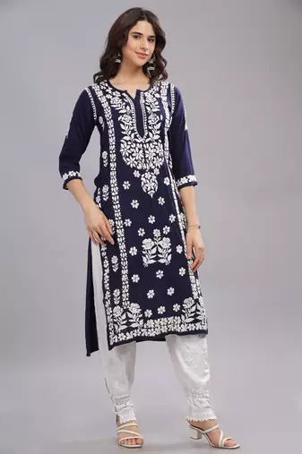 Anaya-chikankari-modal-kurta