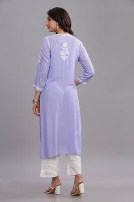 Chikankari Embroidered Kurta for Women | Premium Ethnic Style 3