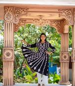 Anarkali-chanderi-kurta