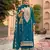 Rama airtex chinon with embroidered cording sequin work suit