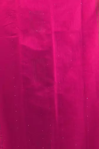 Pink cotton blend saree with sequin work