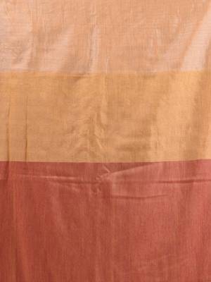 Pink tissue soft saree with zari borders 4