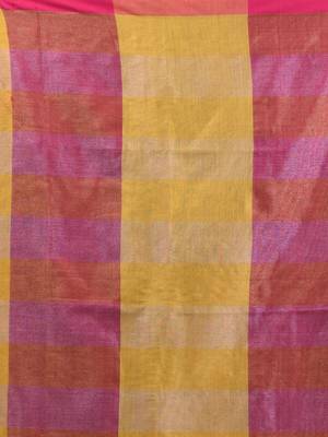 Multicolor tissue colorblocked soft saree 4