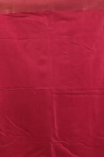 Magenta silk blend soft saree with zari borders