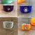 Multi acrylic kundan stud free size bracelets combo