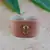 Light Pink acrylic kundan stud free size bracelets