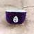 Purple acrylic kundan stud free size bracelets