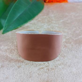Light pink acrylic plain free size bracelets 1