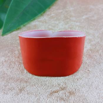 Dark pink acrylic plain free size bracelets 1
