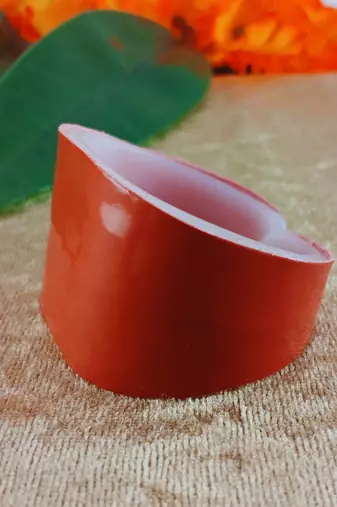 Dark pink acrylic plain free size bracelets