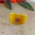 Yellow acrylic kundan stud free size bracelets
