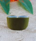 Dark green  acrylic plain free size bracelets