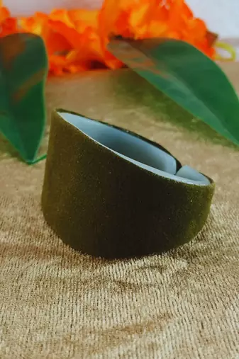 Dark green  acrylic plain free size bracelets
