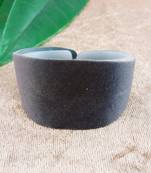 Grey acrylic plain free size bracelets