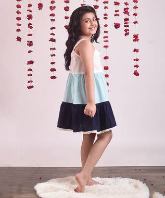 Multicolor cotton woven dress 2