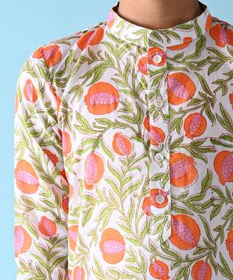Multicolor cotton woven boys kurta pyjama 4