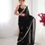 Black fancy partywear saree
