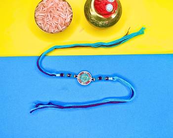 combo of 12 beaded cotton thread with ad stones & meenakari designer rakhi for brother 1
