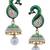 Rock N'Roll Peacock Bubble Jhumka 