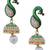 Rock N'Roll Peacock Bubble Jhumka 