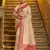 Pink banarasi silk blend jacquard woven saree