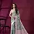 Purple silk blend printed jacquard saree