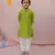 Green cotton woven  kurta pyjama