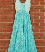 Neela marble dyed gown