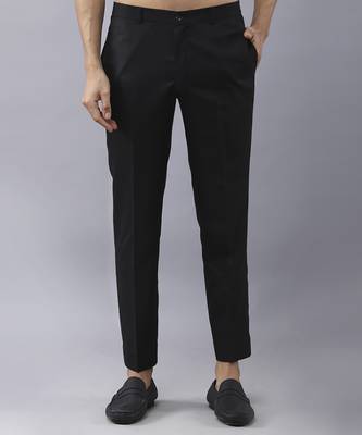 Black solid silk jacket paired with kurta & pant 3