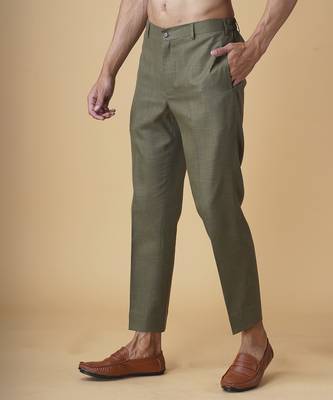 Emerald solid silk bandhgala jacket paired with kurta & pant 3