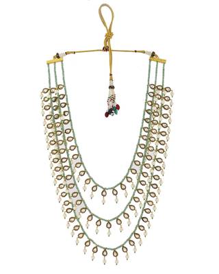 Grand polki pearl necklace 3